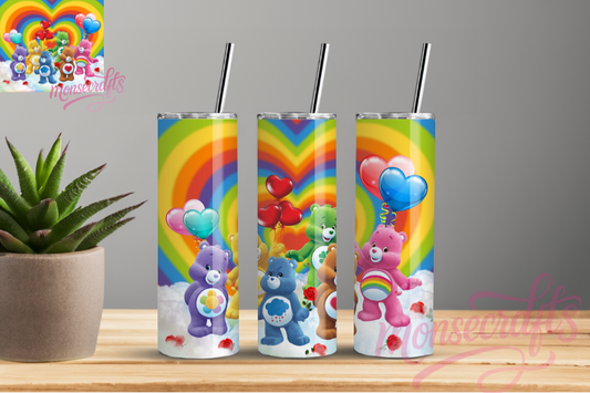 Bears Rainbow Skinny Tumbler 20OZ