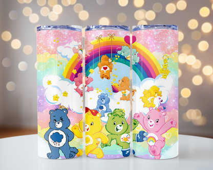 Bears Rainbow Skinny Tumbler 20OZ