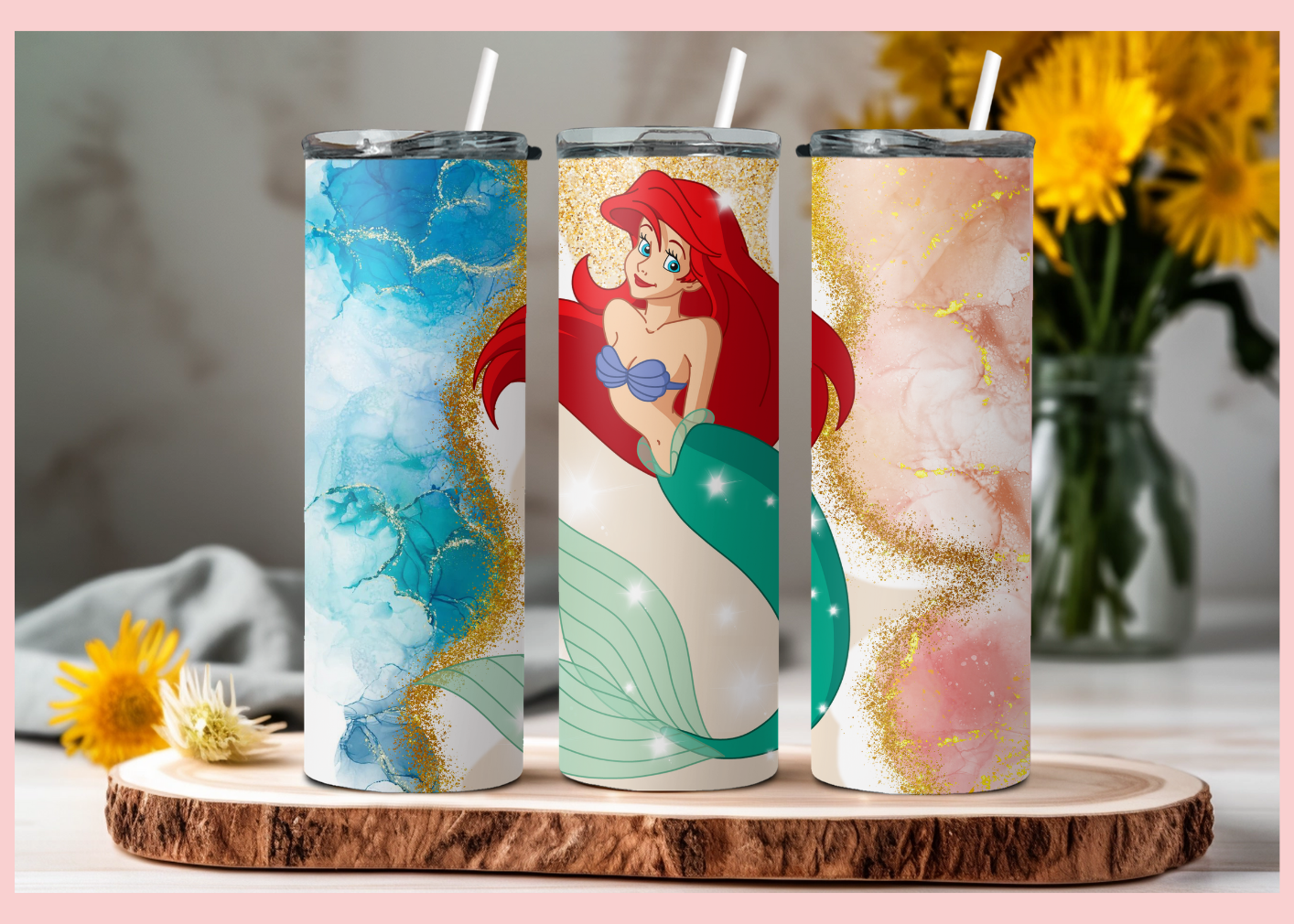 Magic Mermaid Skinny Tumbler 20OZ