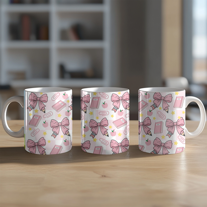 Coquette Bow mug 11 y 15 OZ
