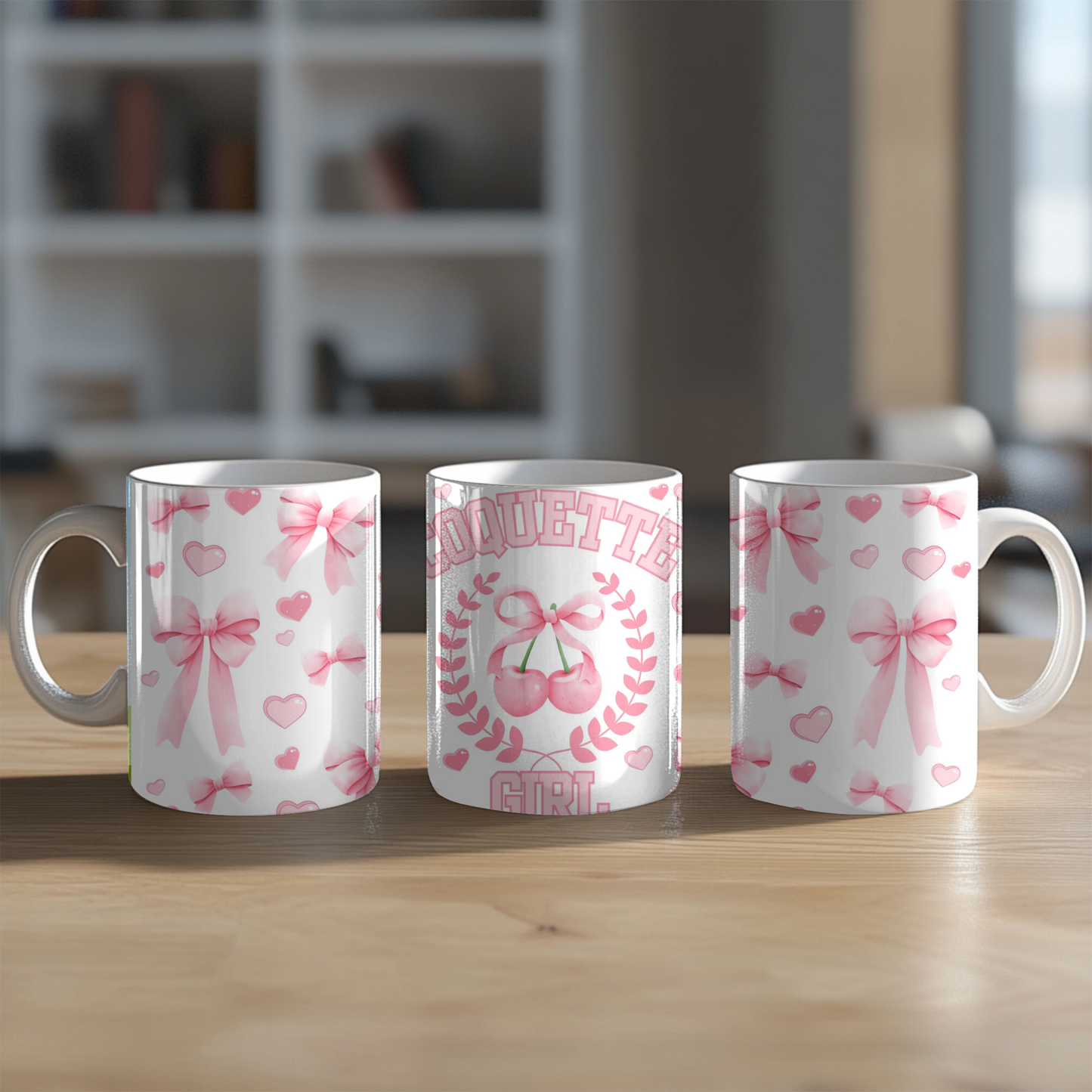 Coquette Bow mug 11 y 15 OZ
