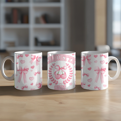 Coquette Bow mug 11 y 15 OZ