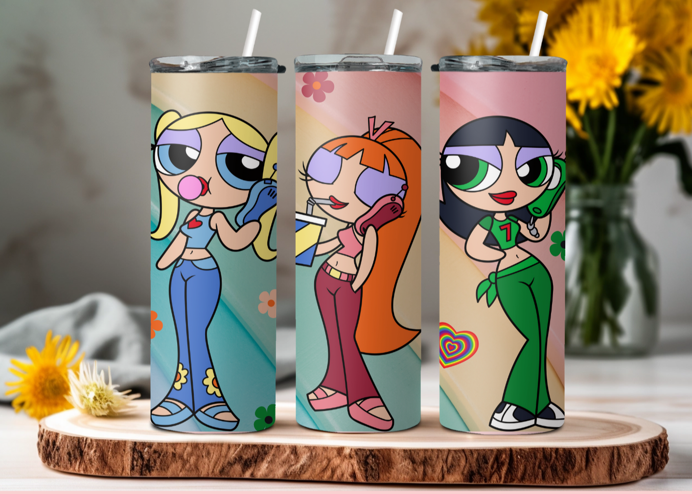 Super Girls Skinny Tumbler 20 Oz