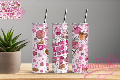 Beautiful Princess Skinny Tumbler 20 OZ