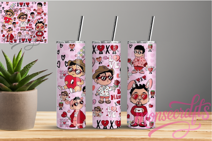 Benito Valentine's Day Skinny Tumbler 20 OZ