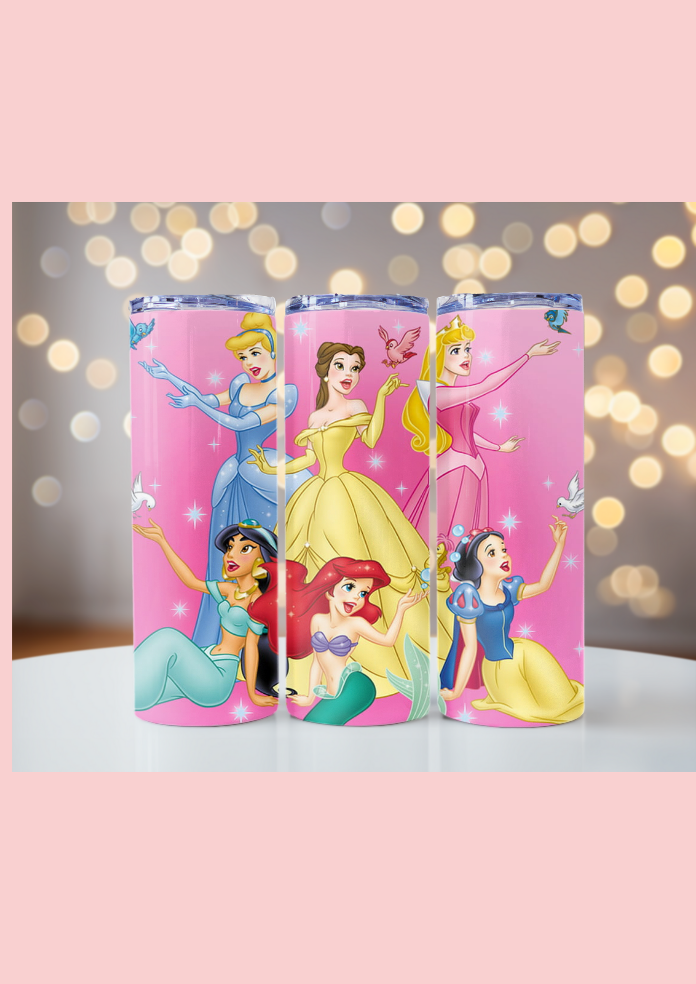 Princess Skinny Tumbler | magic Tumbler | Personalized Gift | Skinny Tumbler 20OZ | Perfect For Gift