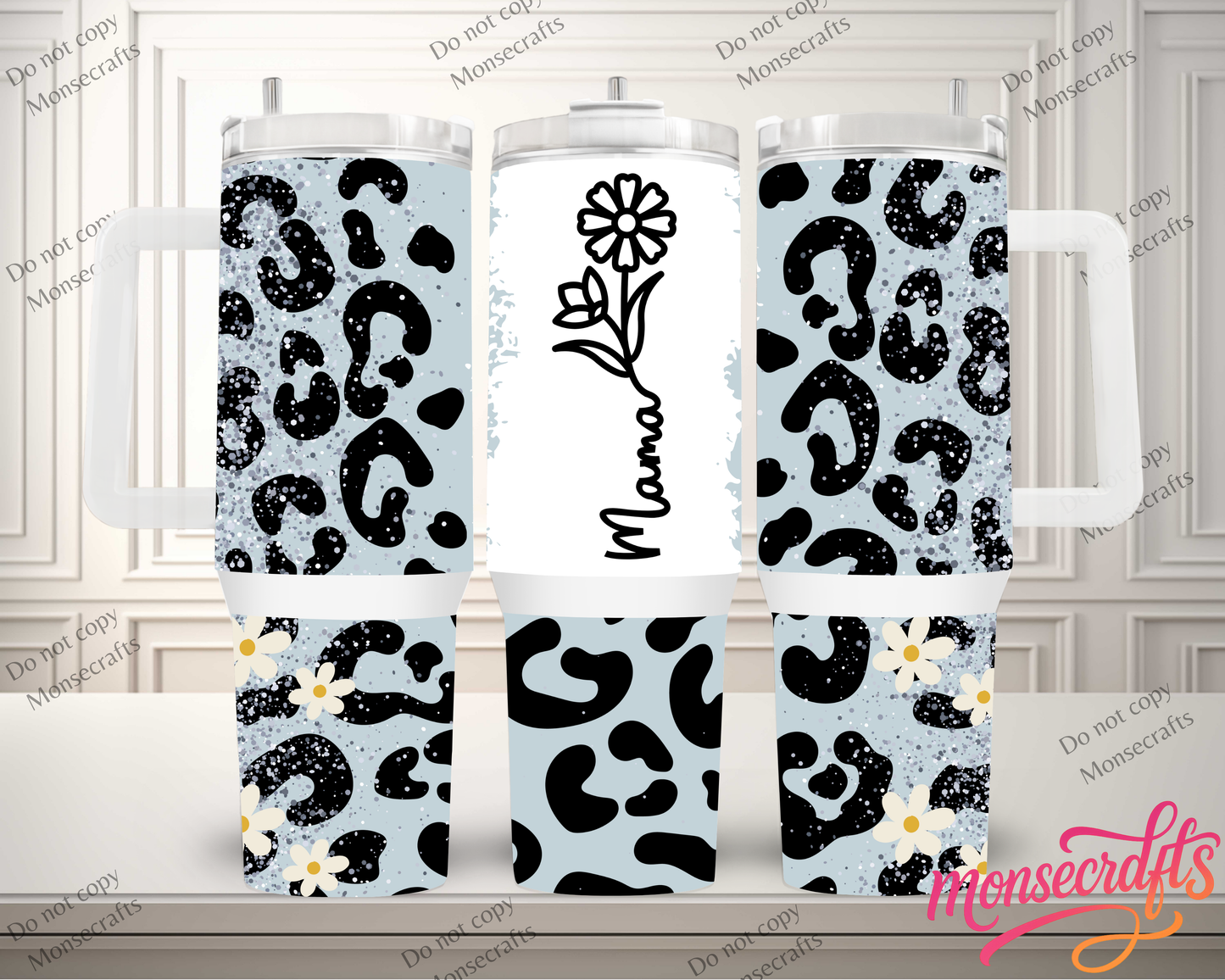 Mama Handle 40 OZ Personalized | Mother's Day