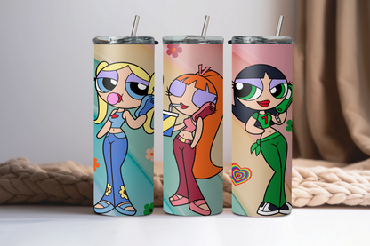 Super Girls Skinny Tumbler 20 Oz