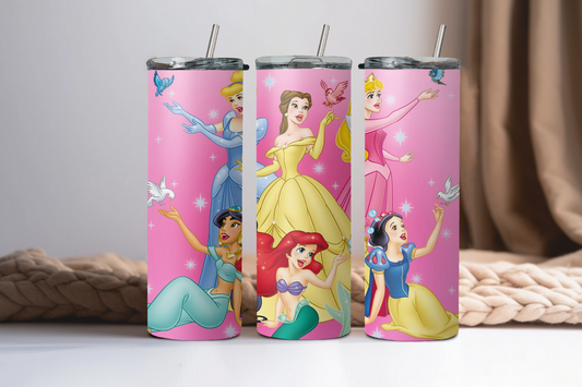 Princess Skinny Tumbler 20OZ