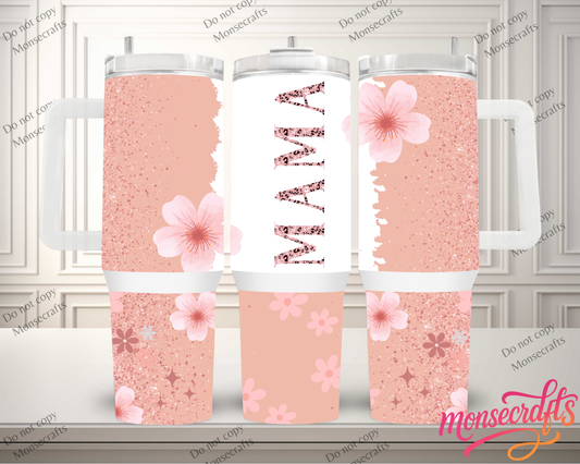 Mama Handle 40 Oz Personalized | Mother