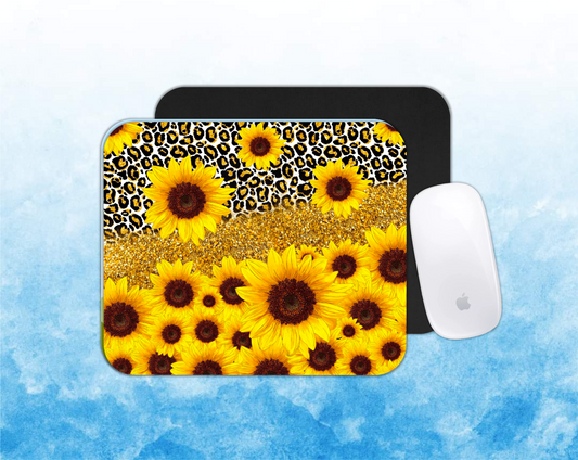 Sunflower Personalized Mouse Pad – Perfect for Home Office or Gift |  Add Your Text or Design – 24x20 cm