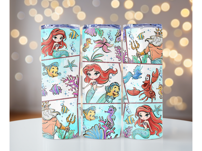 Magic Mermaid Skinny Tumbler | Personalized Skinny Tumbler | Perfect For Gift| Regalo Personalisable