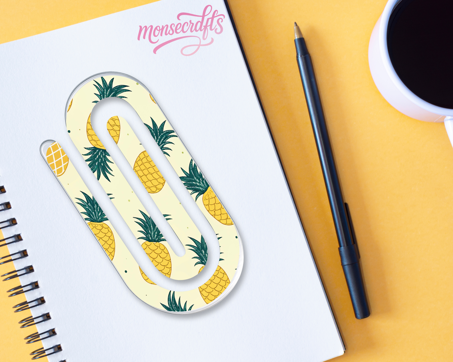 Jumbo paper clip personalized