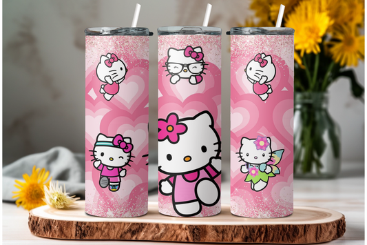 H Kitty Skinny Tumbler 20 oz