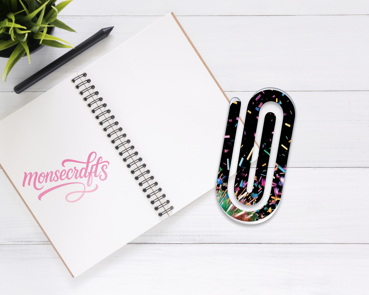 Jumbo paper clips personalized
