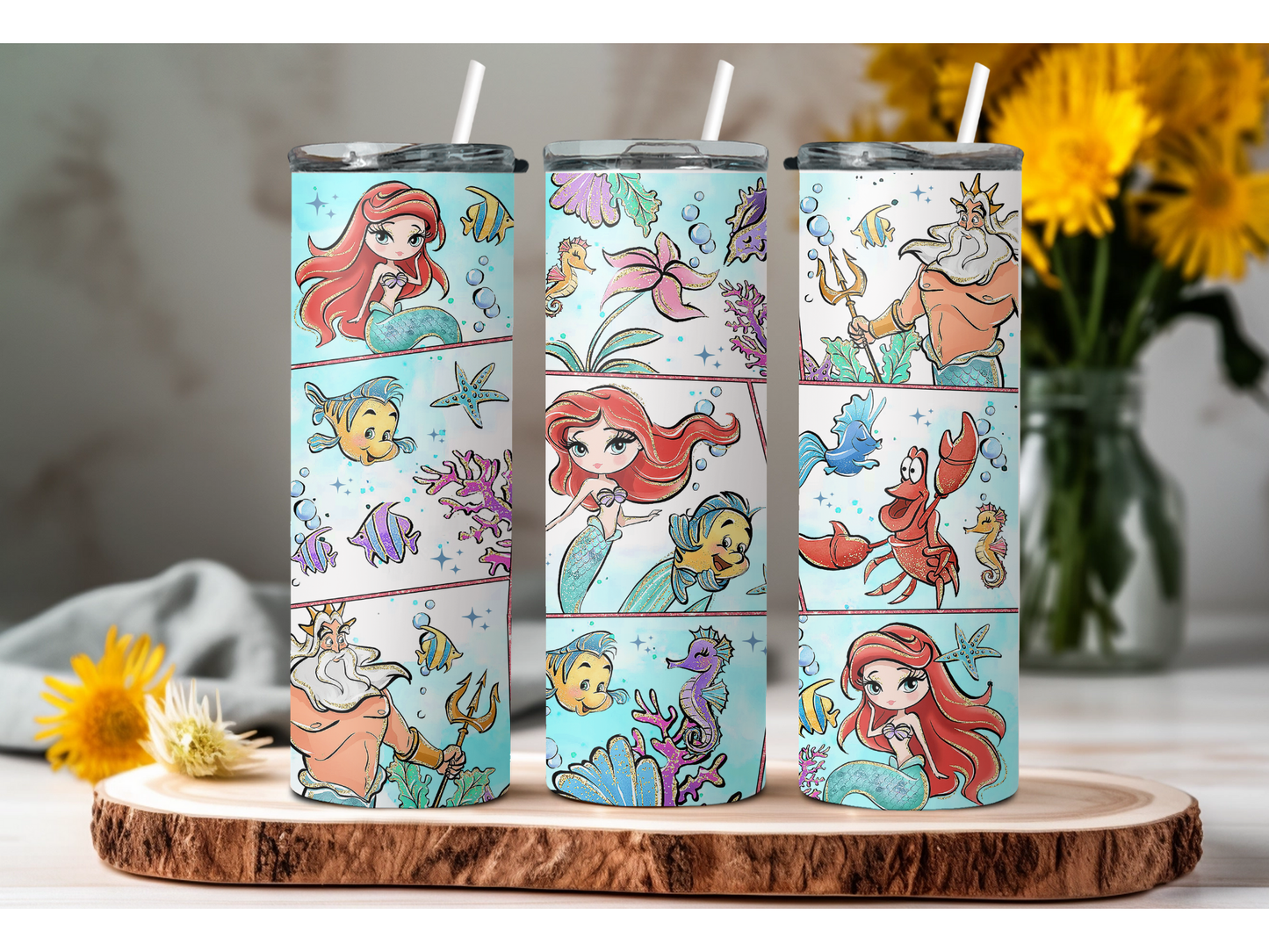 Magic Mermaid Skinny Tumbler | Personalized Skinny Tumbler | Perfect For Gift| Regalo Personalisable