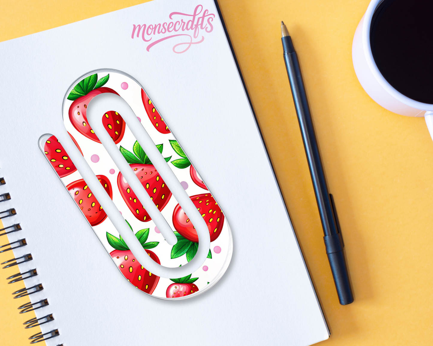Jumbo paper clip personalized