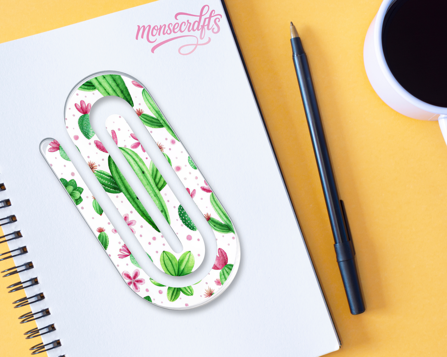 Jumbo paper clip personalized