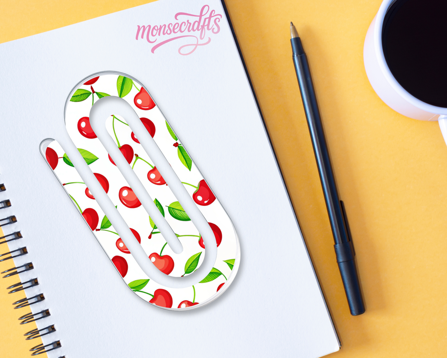 Jumbo paper clips personalized