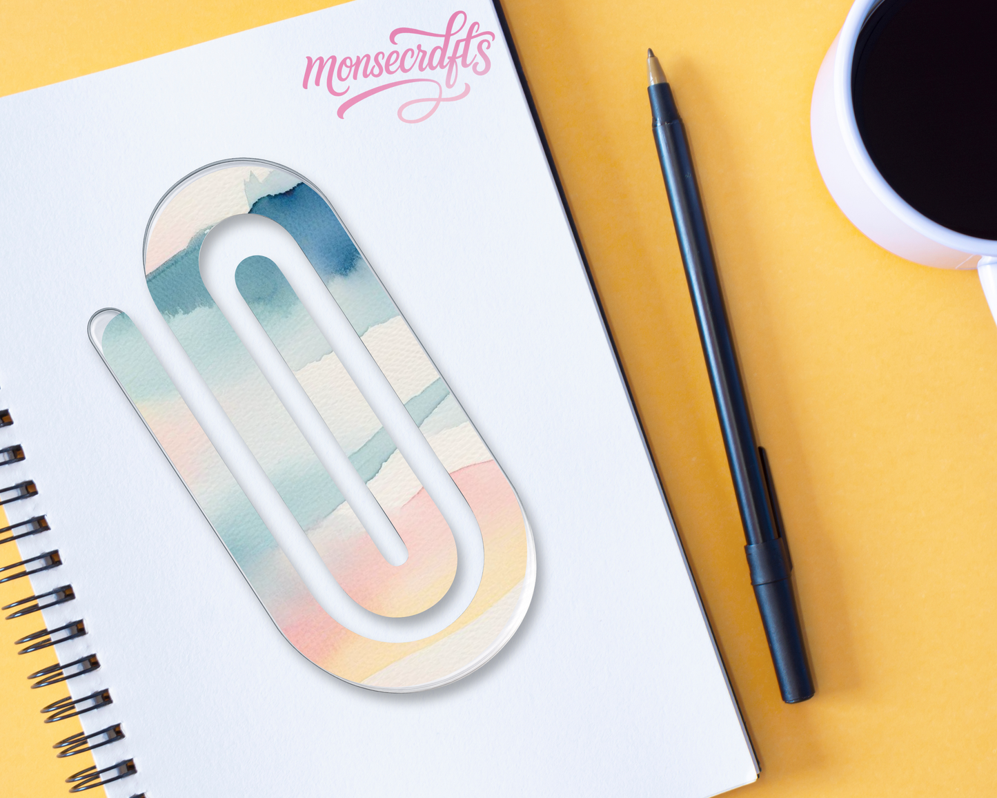 Jumbo paper clips personalized