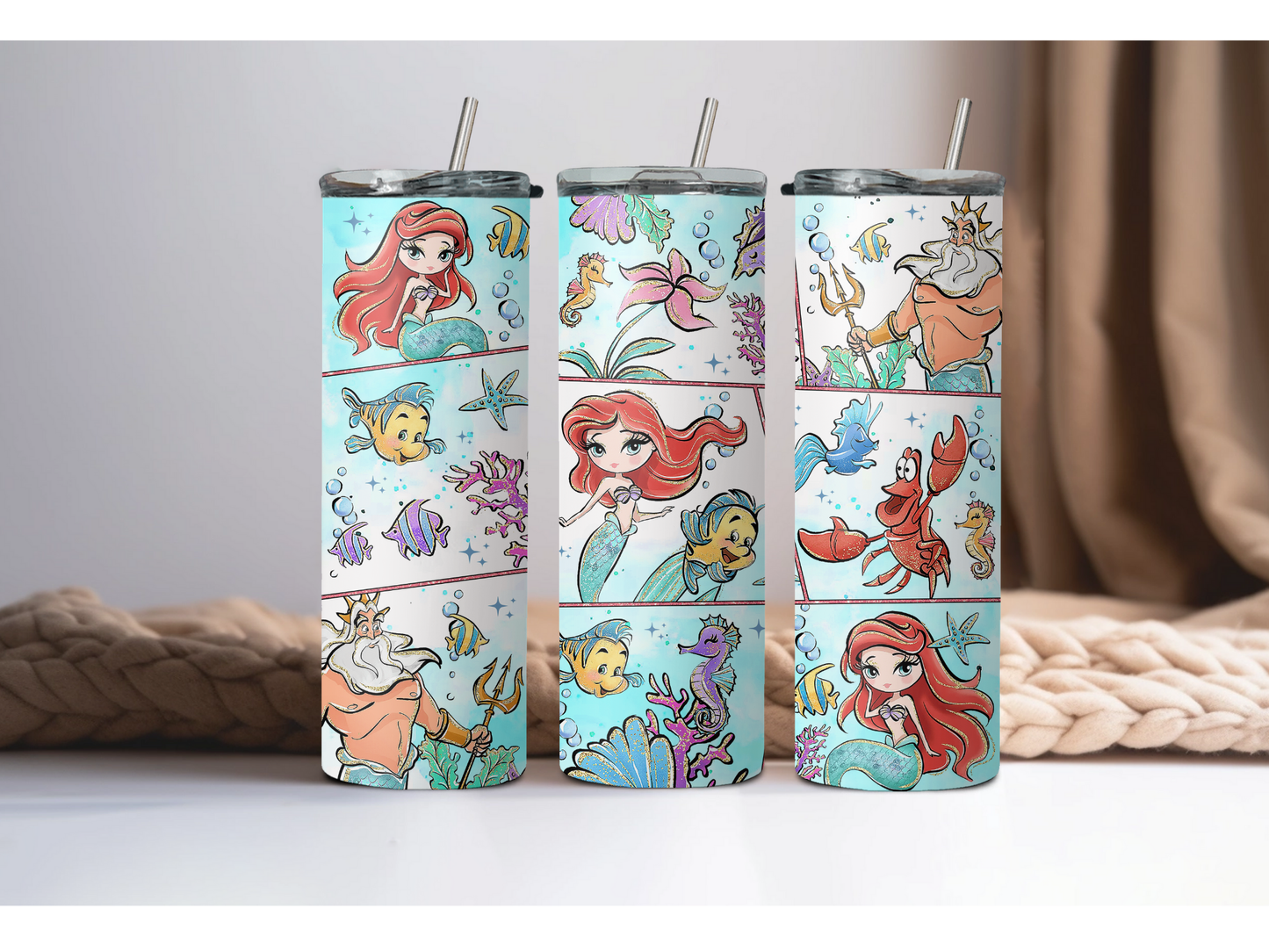 Magic Mermaid Skinny Tumbler | Personalized Skinny Tumbler | Perfect For Gift| Regalo Personalisable