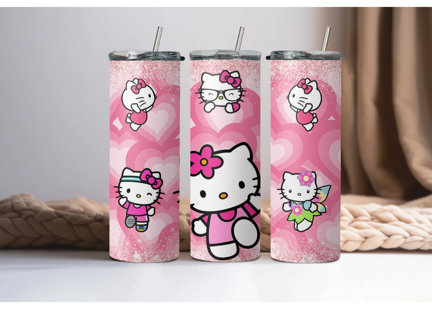 H Kitty Skinny Tumbler 20 oz