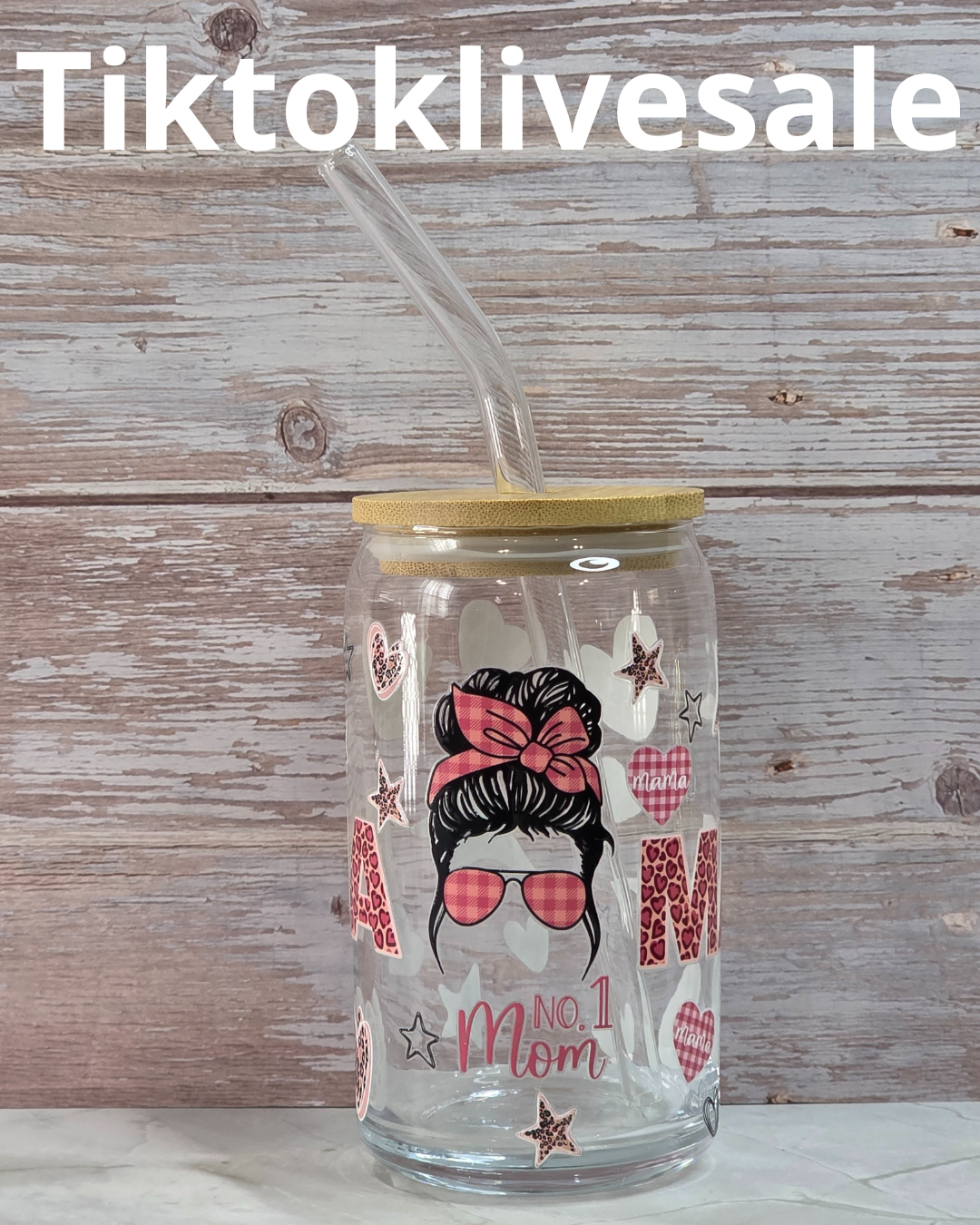 glass can tumbler 16 OZ