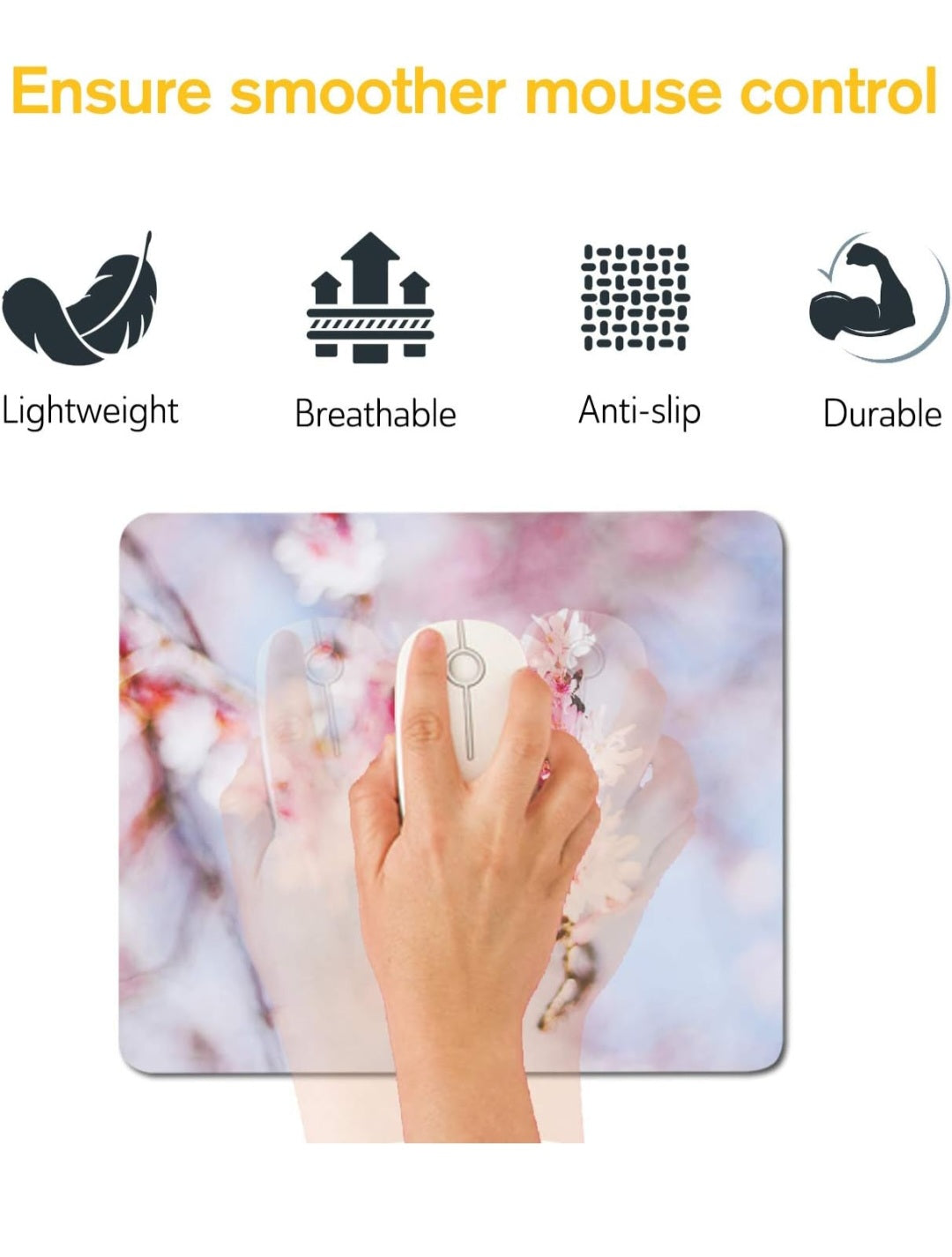 Dog and Friends Personalized Mouse Pad – Perfect for Home Office or Gift |  Add Your Text or Design – 24x20 cm