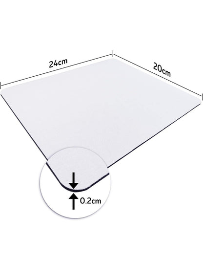 Flowers Personalized Mouse Pad – Perfect for Home Office or Gift |  Add Your Text or Design – 24x20 cm