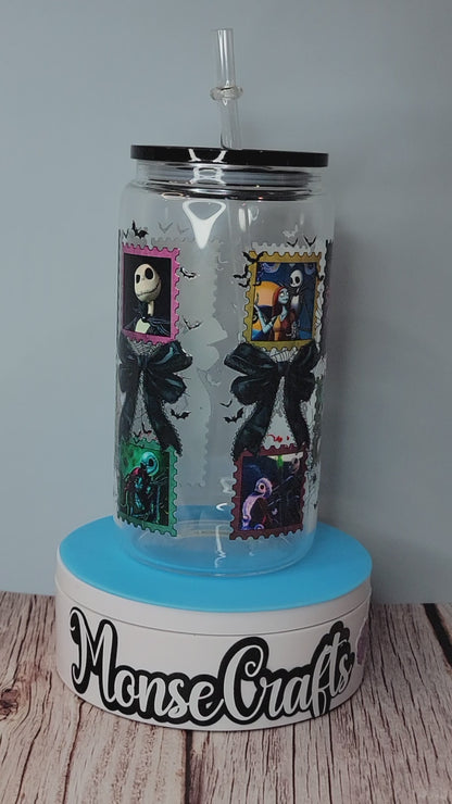 Halloween JYS Glass Can 16 OZ