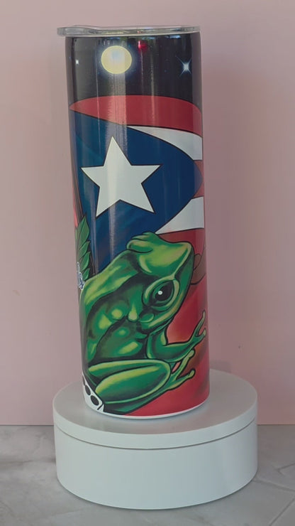 Boricua Skinny Tumbler
