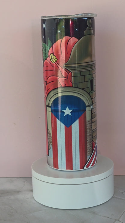 Boricua Skinny Tumbler