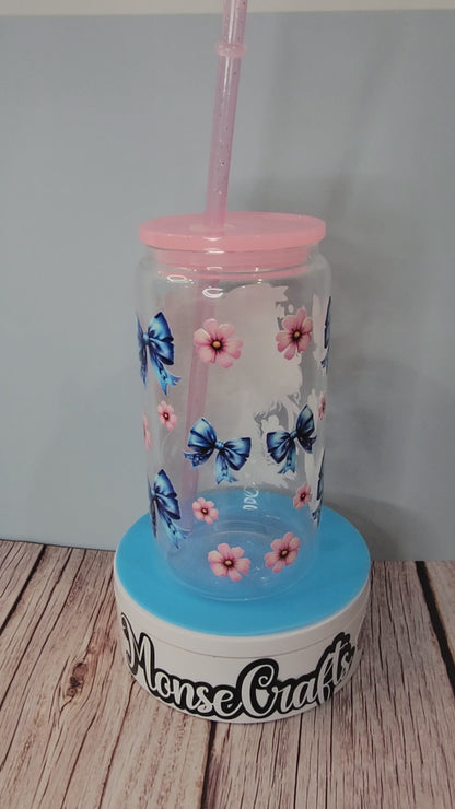 Glass Can 16 OZ | COW GLASS CAN