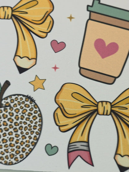 Yellow PenBows Personalized Mouse Pad – Perfect for Home Office or Gift |  Add Your Text or Design – 24x20 cm